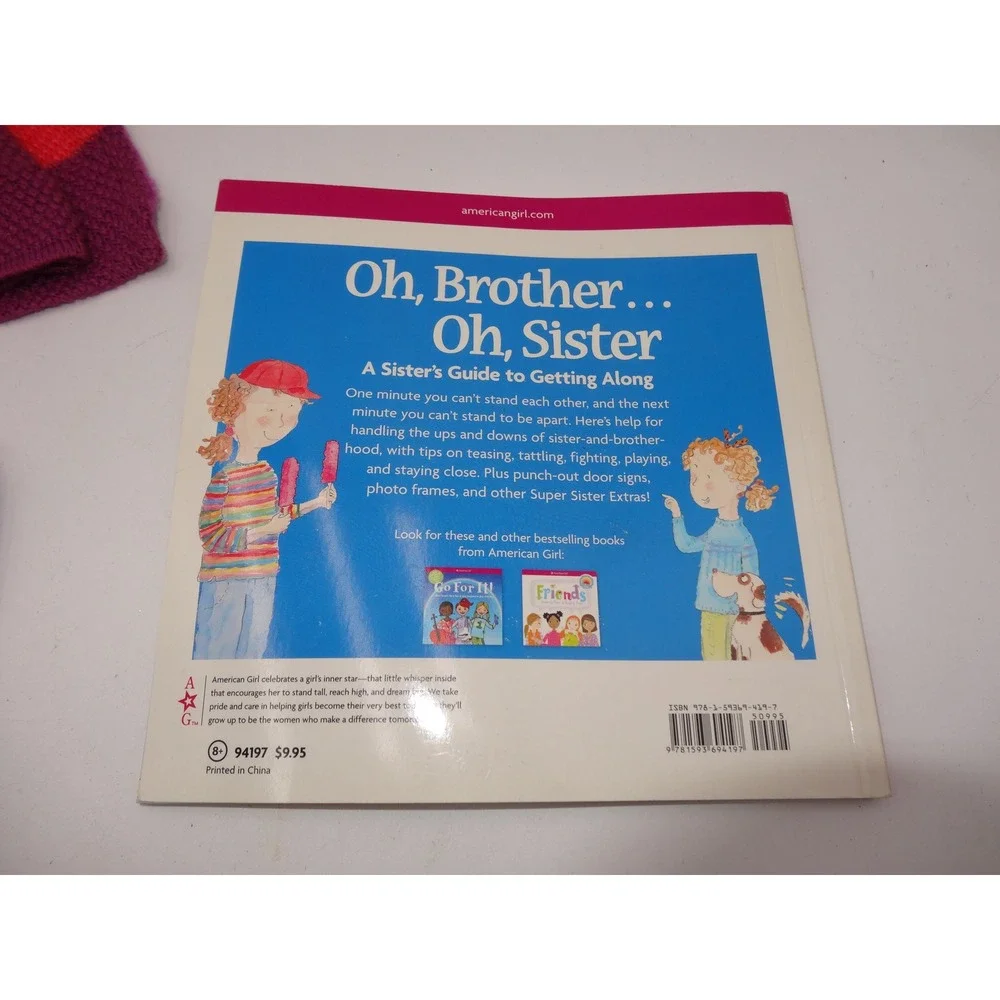American Girl Doll Warm Winter Outfit Boots Shirt Pants and Book Set